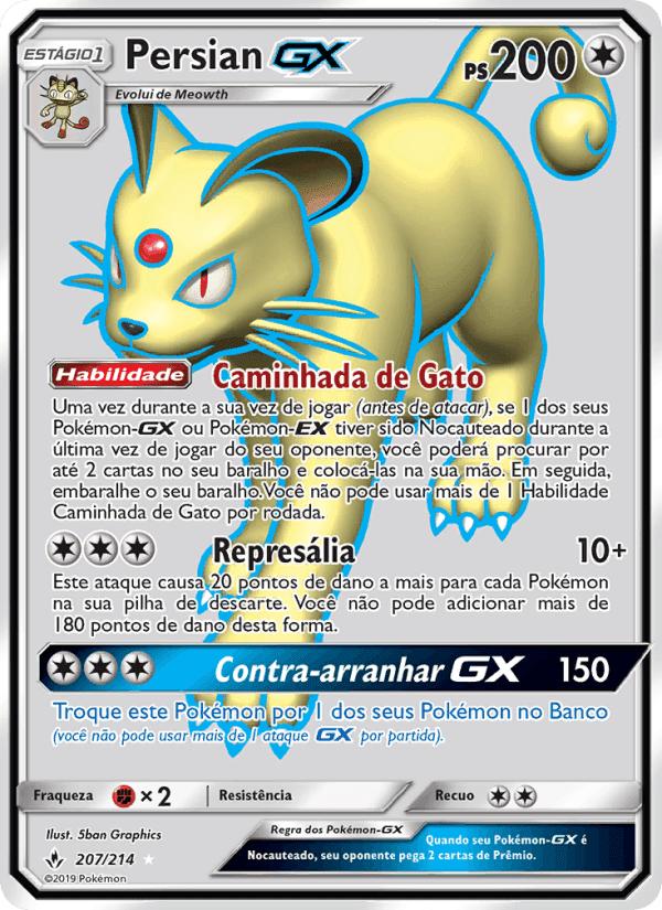 Persian GX, card 207 from Elos Inquebráveis