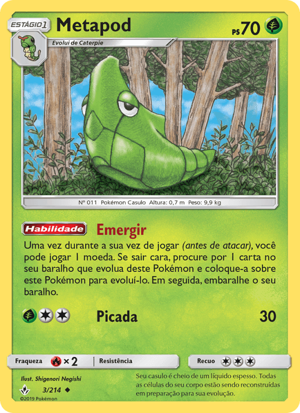 Metapod, carte 3 de Elos Inquebráveis