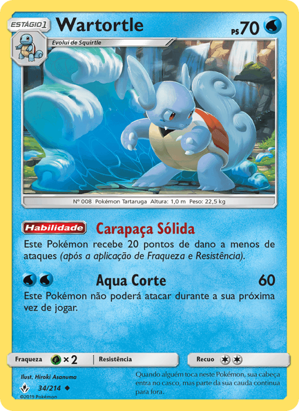 Elos Inquebráveis の 34 番、Wartortle