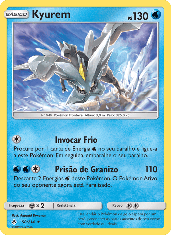 Kyurem, carte 50 de Elos Inquebráveis