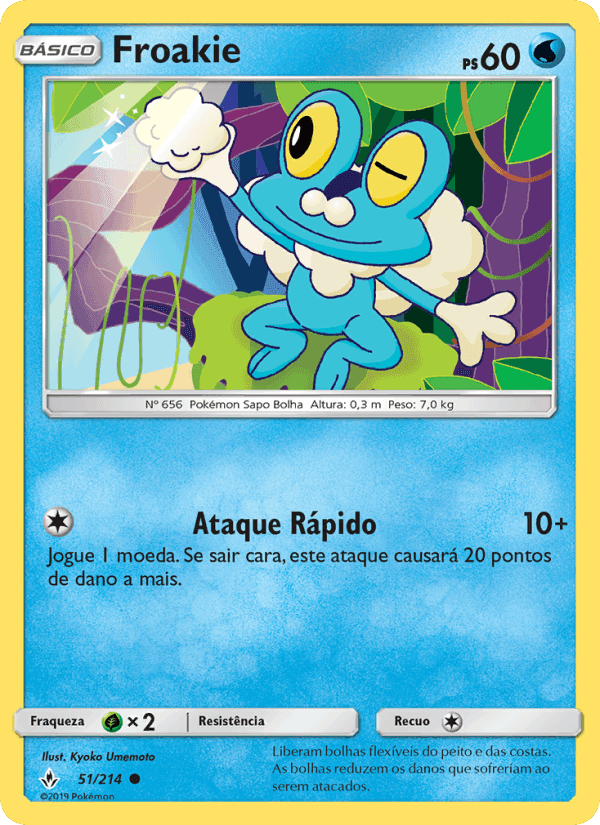 Froakie, carta 51 de Elos Inquebráveis