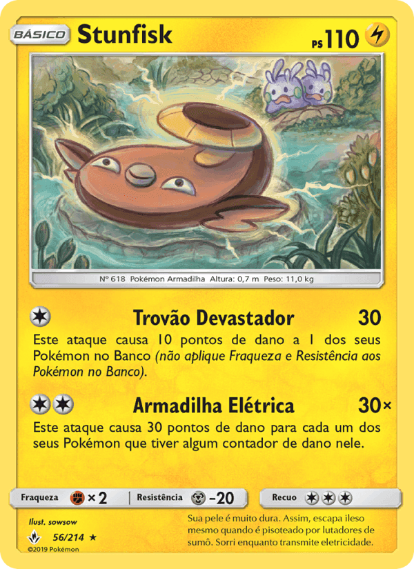 Elos Inquebráveis の 56 番、Stunfisk