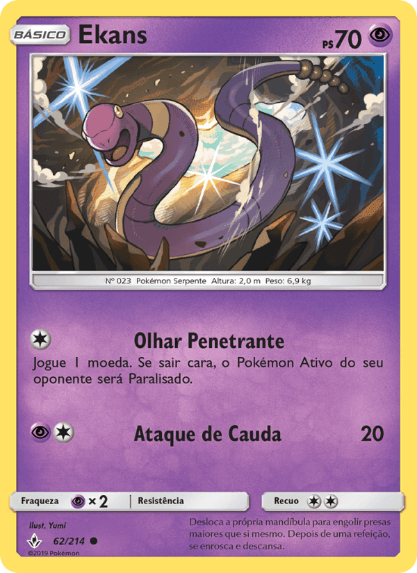Ekans, carta 62 de Elos Inquebráveis