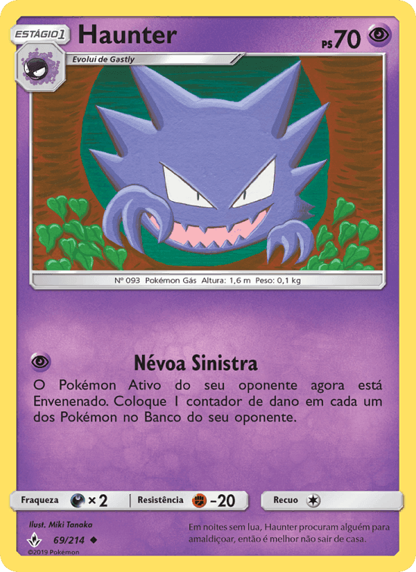 Haunter, carta 69 de Elos Inquebráveis