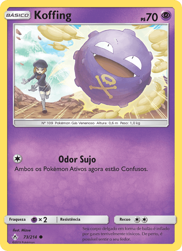 Koffing, carta 73 de Elos Inquebráveis
