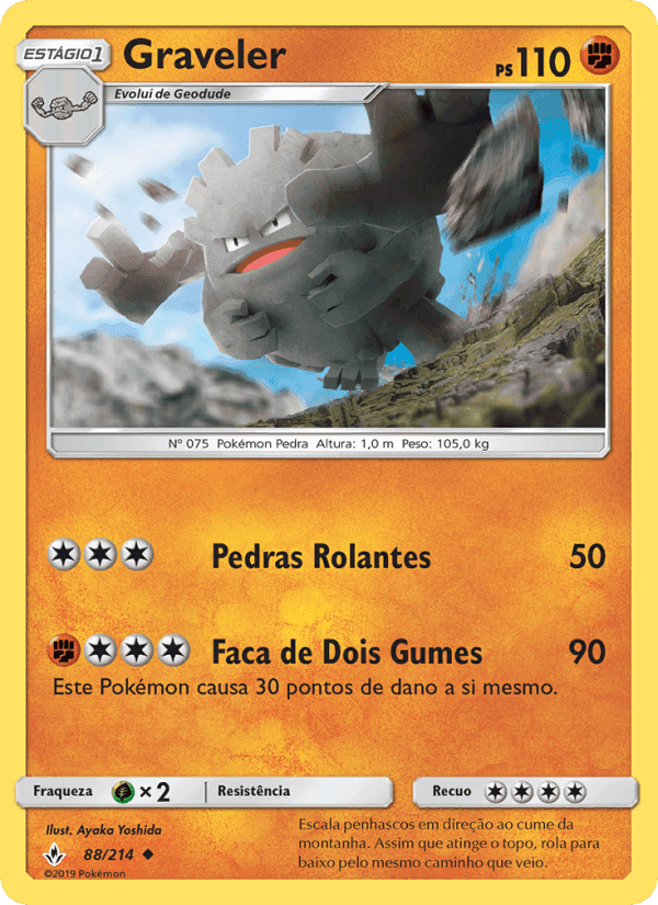 Graveler, card 88 from Elos Inquebráveis