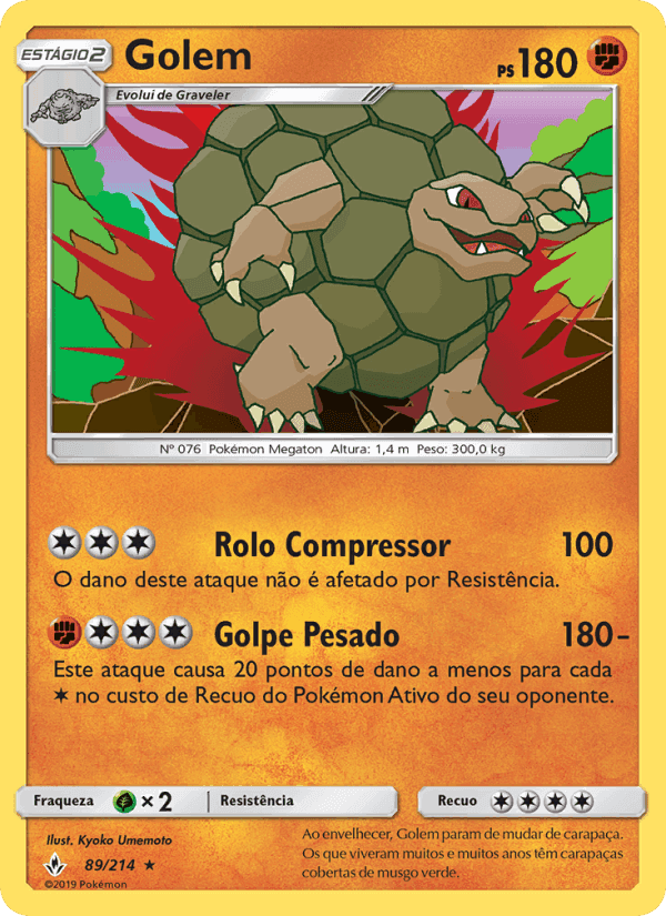 Golem, carta 89 de Elos Inquebráveis