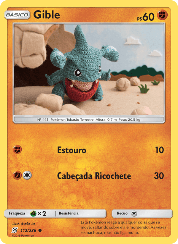 Gible, carta 112 de Sintonia Mental