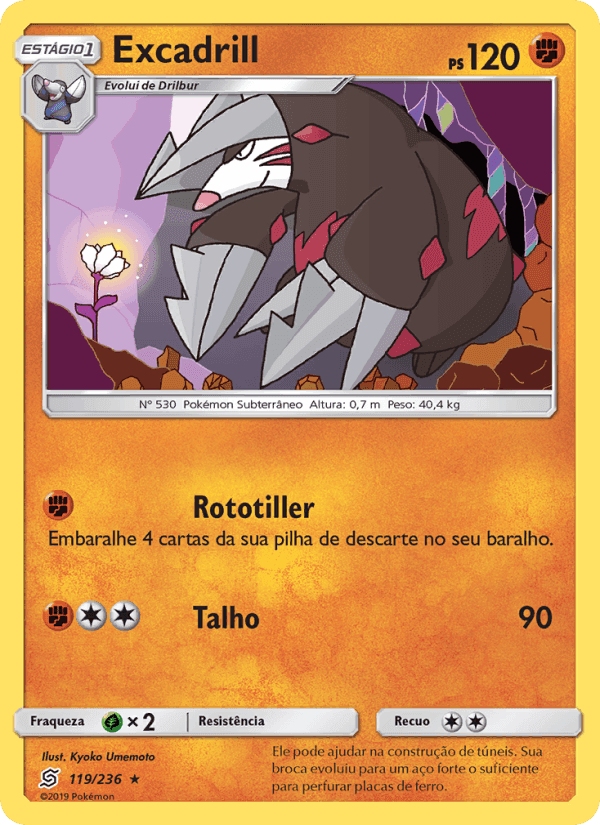 Excadrill, carta 119 de Sintonia Mental