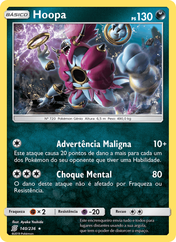 Hoopa, carta 140 de Sintonia Mental