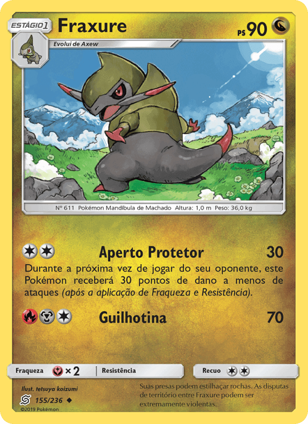 Fraxure, card 155 from Sintonia Mental