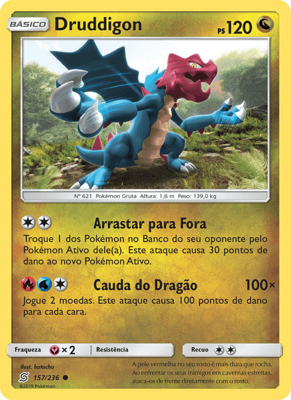 Druddigon, carta 157 de Sintonia Mental
