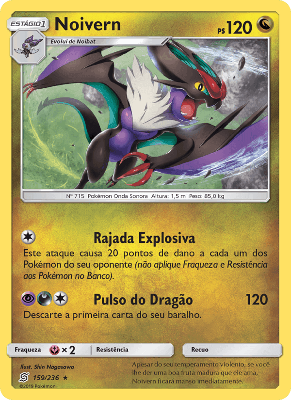 Noivern, carta 159 di Sintonia Mental