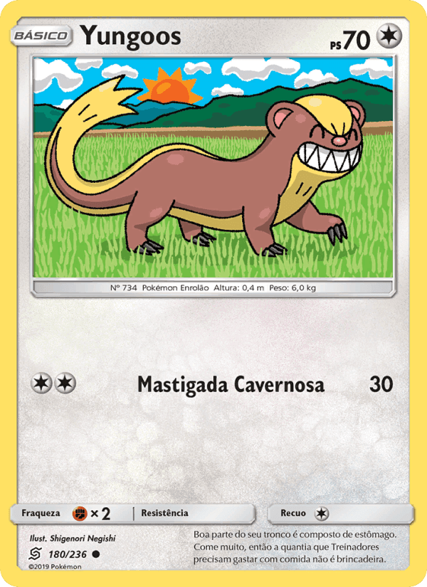 Yungoos, card 180 from Sintonia Mental
