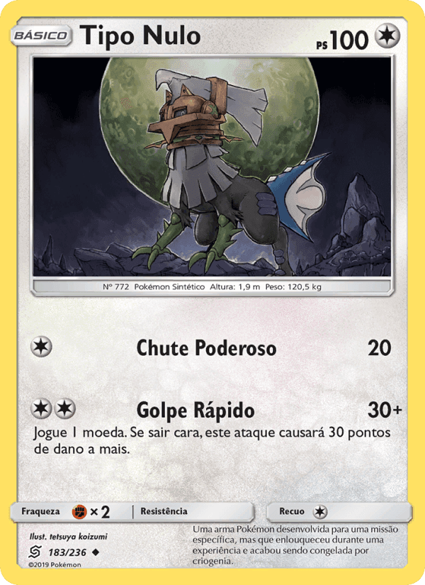Tipo Nulo, card 183 from Sintonia Mental