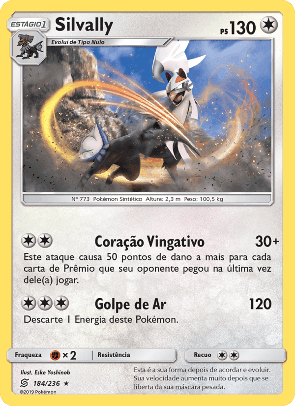 Silvally, carta 184 de Sintonia Mental 