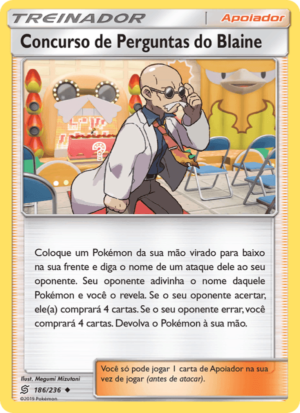 Concurso de Perguntas do Blaine, carta 186 di Sintonia Mental 