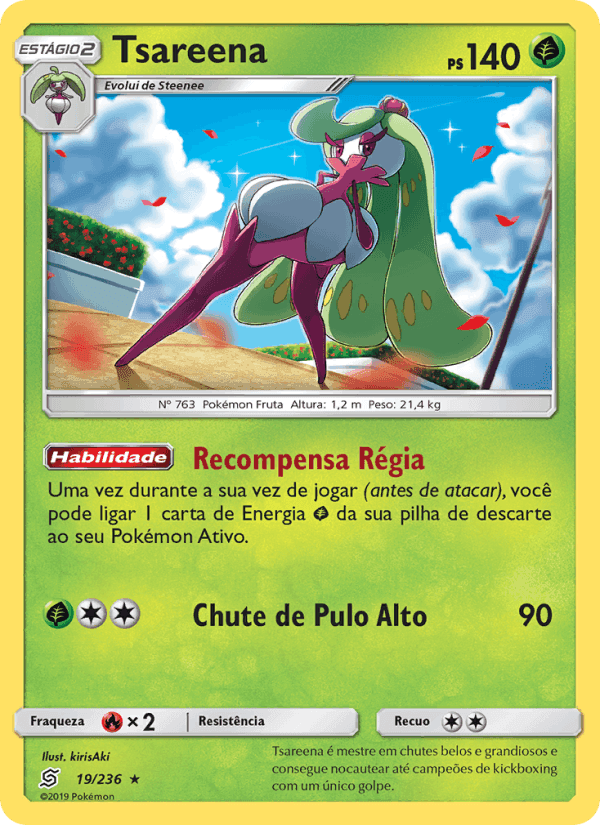 Tsareena, card 19 from Sintonia Mental
