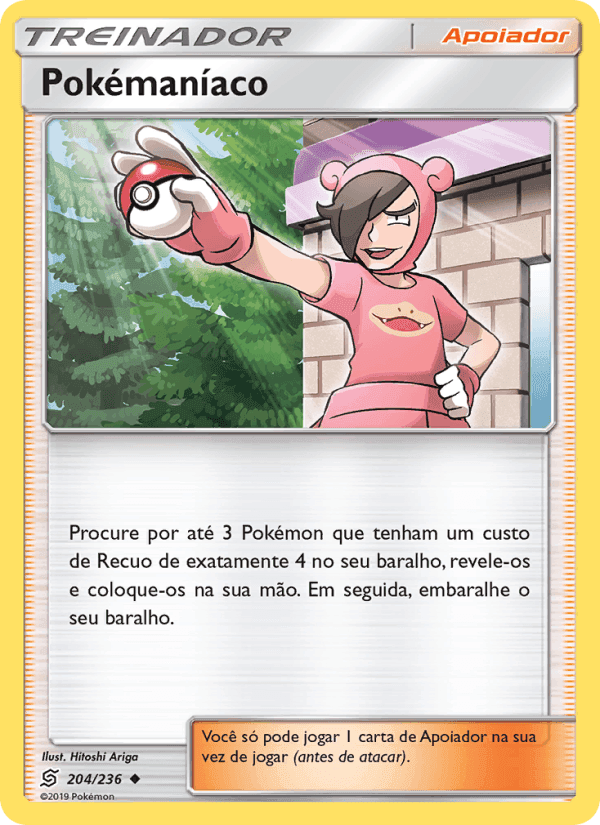 Pokémaníaco, card 204 from Sintonia Mental