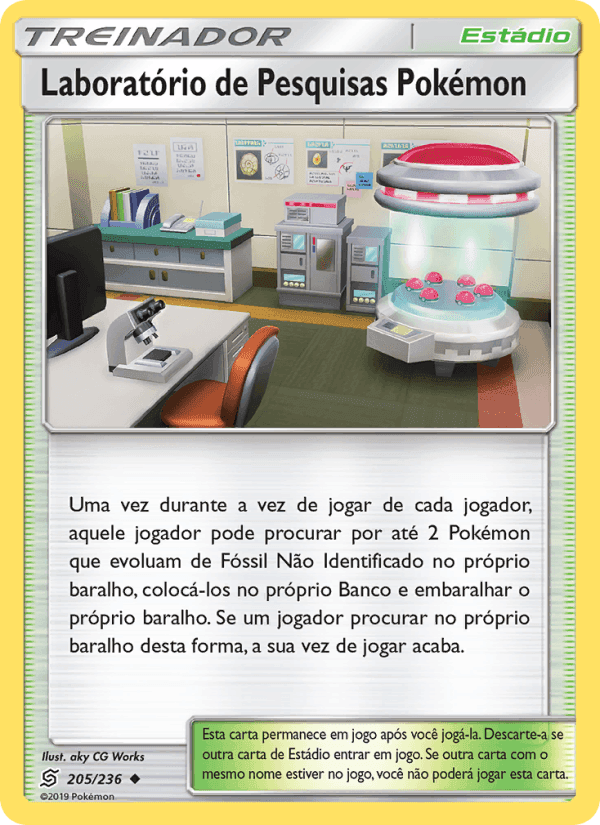 Laboratório de Pesquisas Pokémon, carta 205 de Sintonia Mental