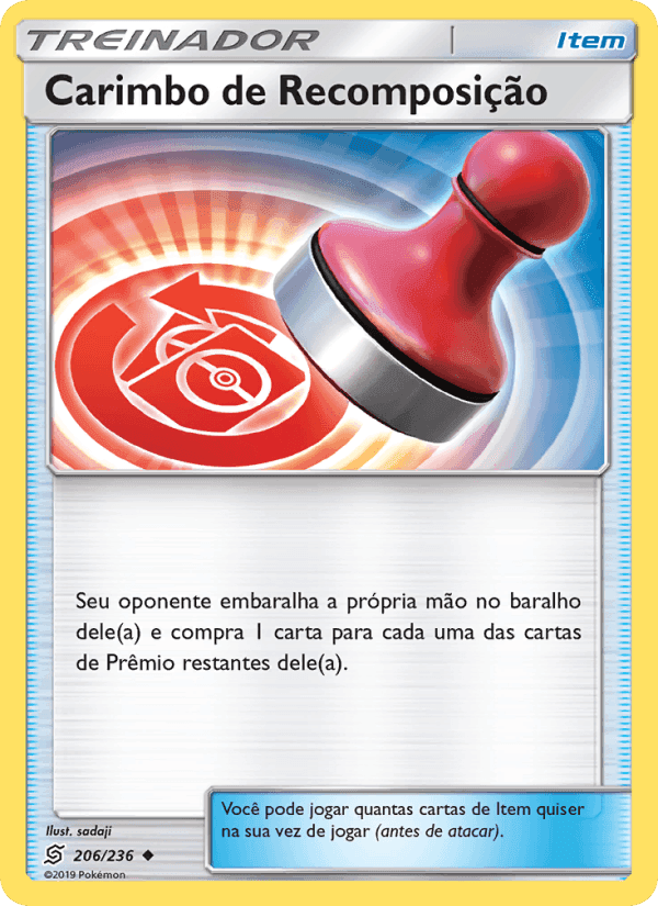 Carimbo de Recomposição, carta 206 de Sintonia Mental