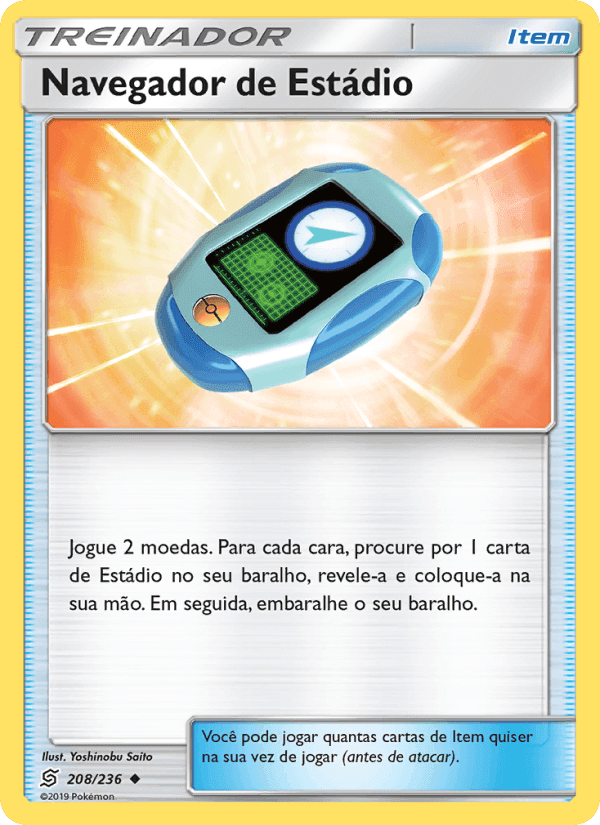 Navegador de Estádio, carta 208 de Sintonia Mental