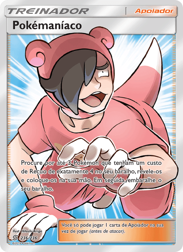 Pokémaníaco, carte 236 de Sintonia Mental 
