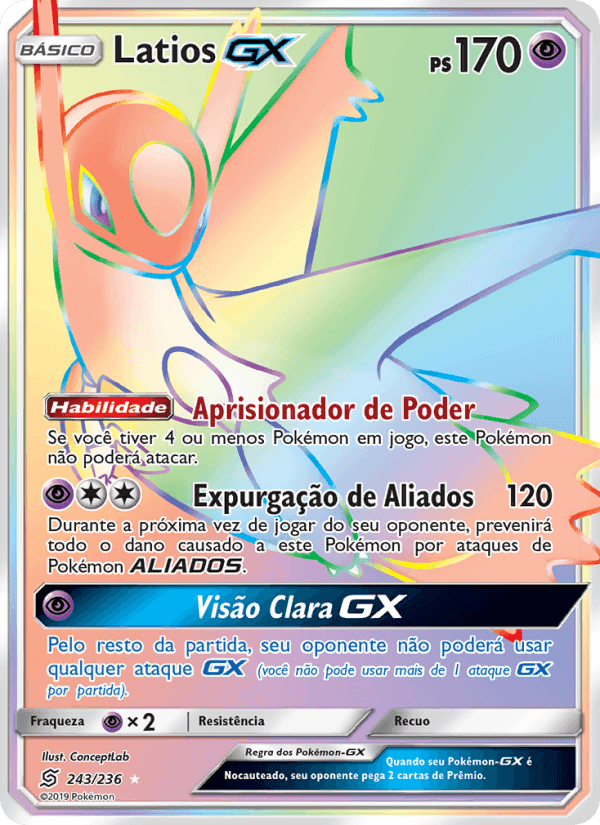 Latios GX, carte 243 de Sintonia Mental