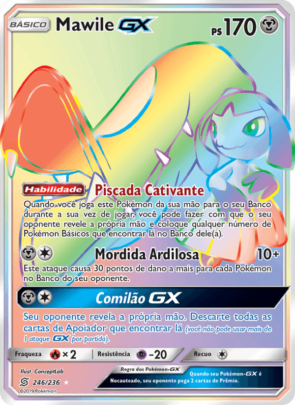 Mawile GX, carte 246 de Sintonia Mental
