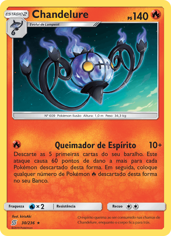 Sintonia Mental  の 30 番、Chandelure