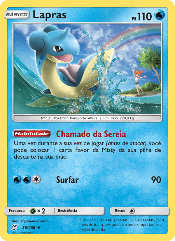 Sintonia Mental  の 36 番、Lapras