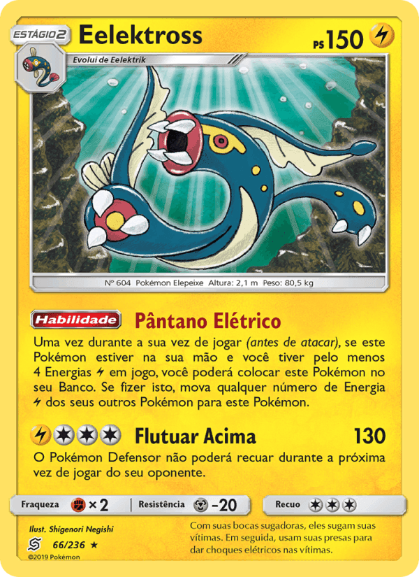 Eelektross, card 66 from Sintonia Mental