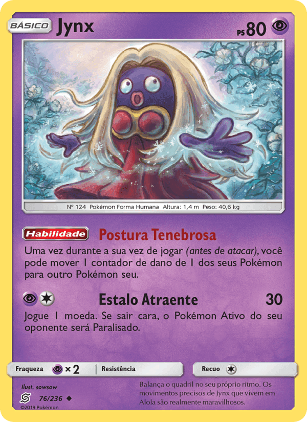 Jynx, card 76 from Sintonia Mental