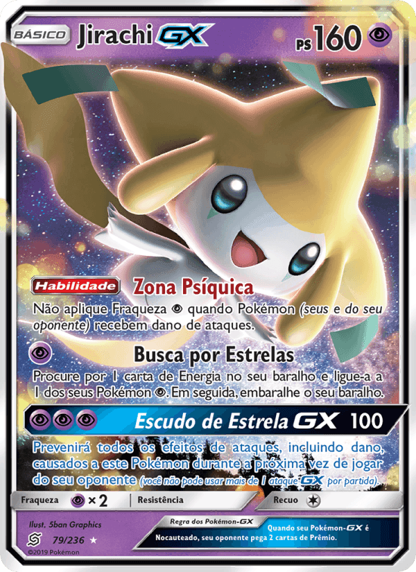 Jirachi GX, carta 79 de Sintonia Mental