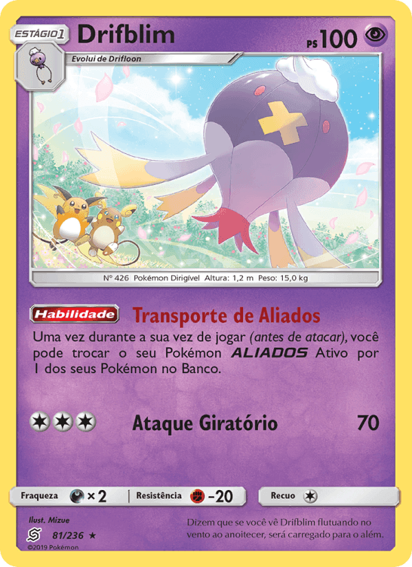 Drifblim, carta 81 de Sintonia Mental