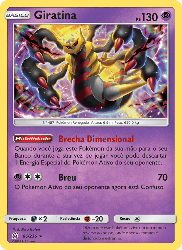 Giratina, carta 86 de Sintonia Mental