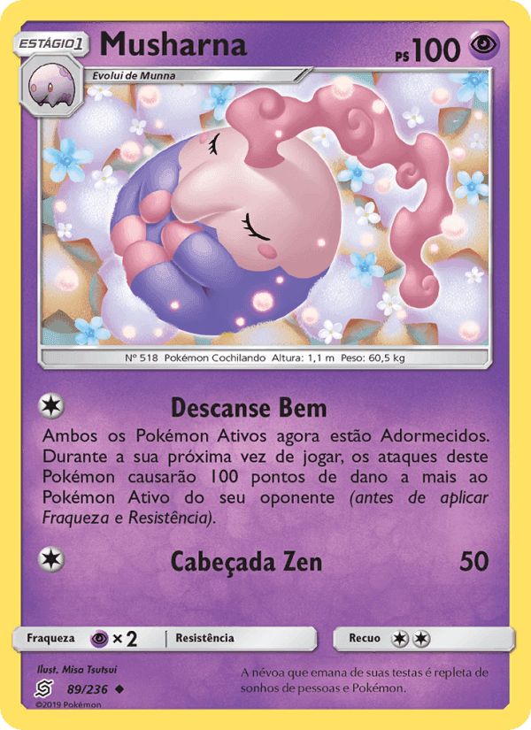 Musharna, card 89 from Sintonia Mental