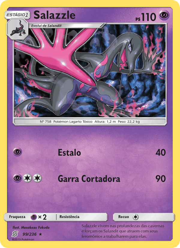 Salazzle, carta 99 de Sintonia Mental