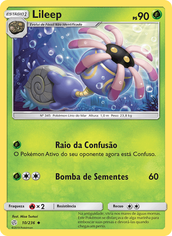 Lileep, carta 10 de Eclipse Cósmico
