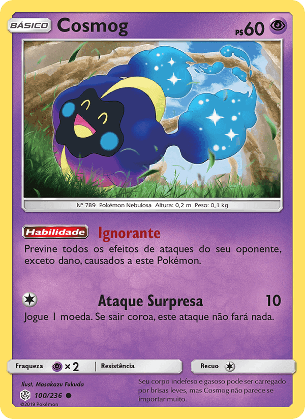 Cosmog, card 100 from Eclipse Cósmico
