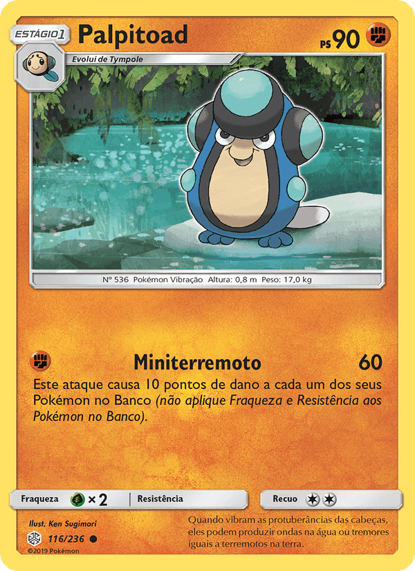 Palpitoad, carta 116 de Eclipse Cósmico
