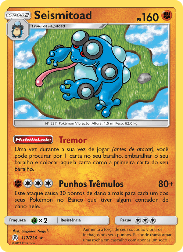 Seismitoad, carta 117 de Eclipse Cósmico