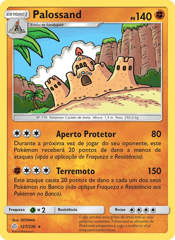 Palossand, card 127 from Eclipse Cósmico