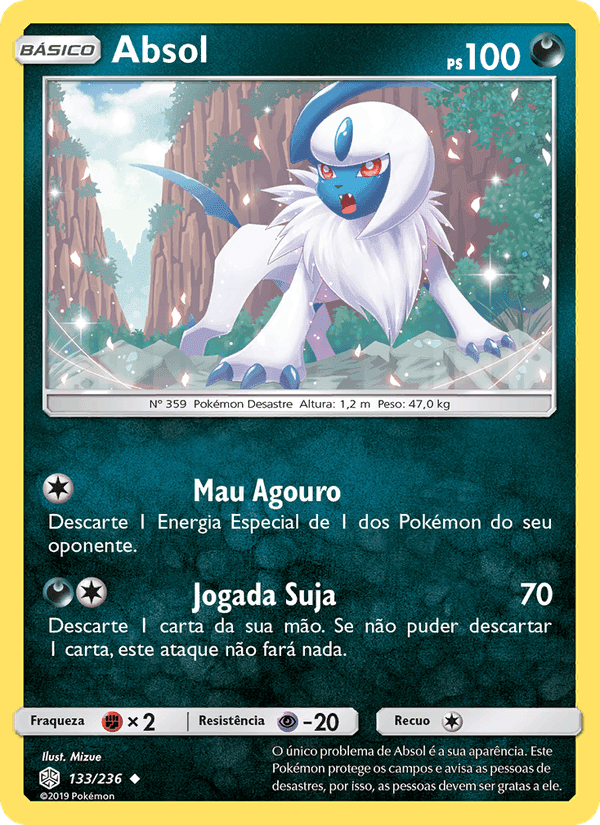 Absol, carta 133 de Eclipse Cósmico