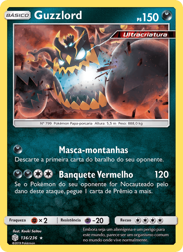 Guzzlord, carta 136 de Eclipse Cósmico