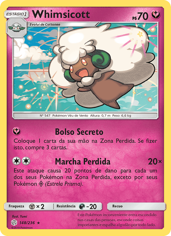Eclipse Cósmico の 148 番、Whimsicott