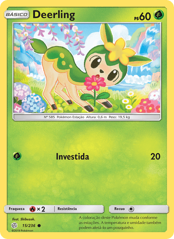 Deerling, carta 15 de Eclipse Cósmico