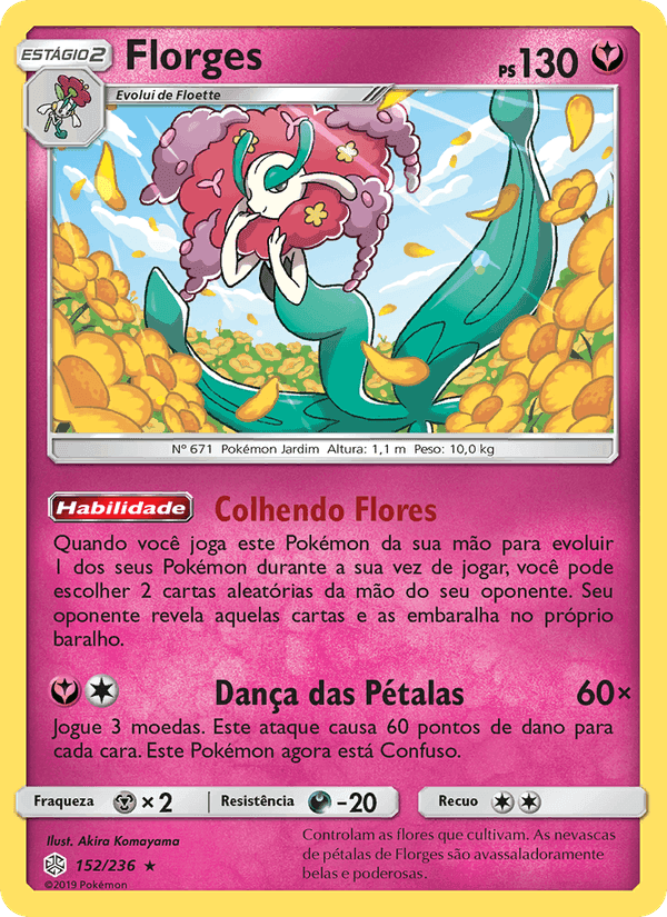 Florges, carta 152 de Eclipse Cósmico
