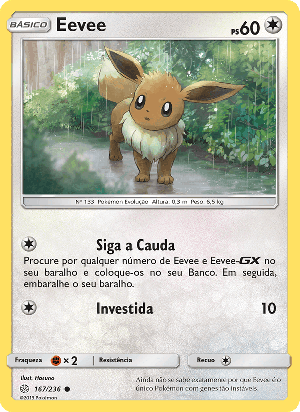 Eclipse Cósmico の 167 番、Eevee