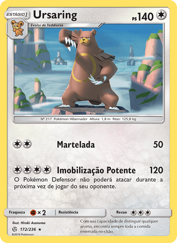 Ursaring, carta 172 di Eclipse Cósmico